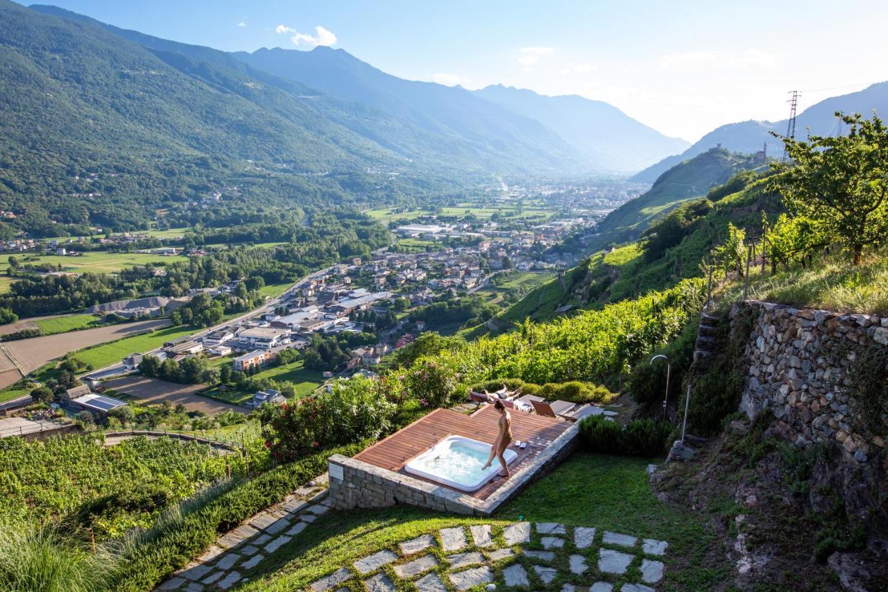 Wine Hotel Retici Balzi Poggiridenti Экстерьер фото
