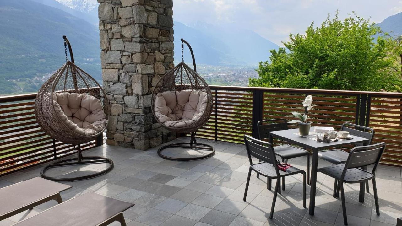 Wine Hotel Retici Balzi Poggiridenti Экстерьер фото
